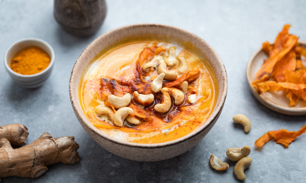 Súp bí đỏ hạt điều