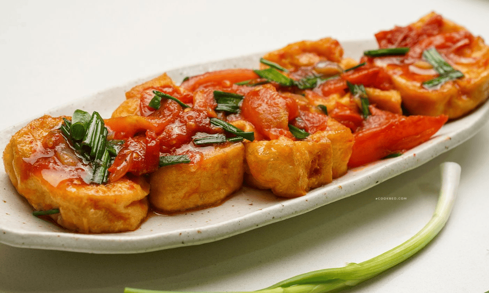 Đậu phụ sốt cà chua