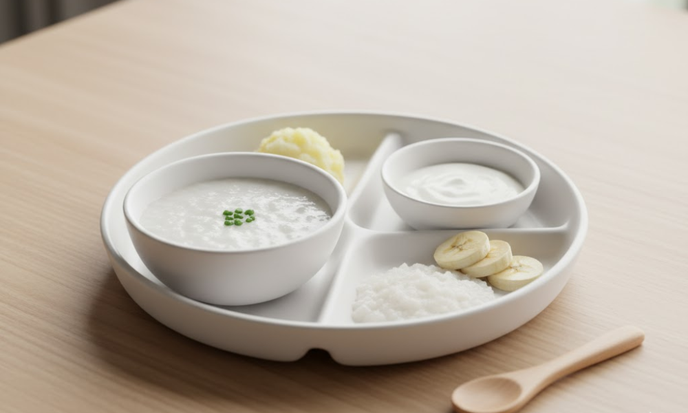 Thực đơn ăn dặm màu trắng – Thanh lọc và dễ tiêu hóa