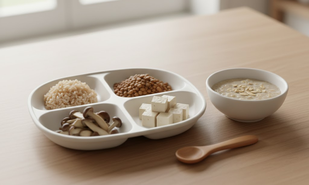 Thực đơn ăn dặm màu nâu – Bổ sung năng lượng, giàu chất xơ