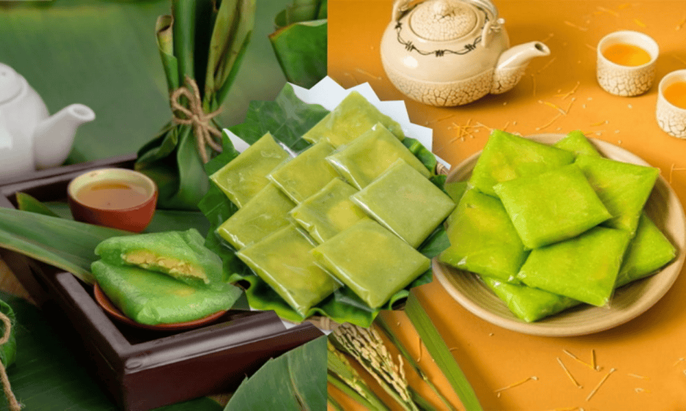 Bánh cốm - Món ăn mùa thu Hà Nội