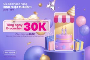Ưu đãi khách hàng sinh nhật tháng 11