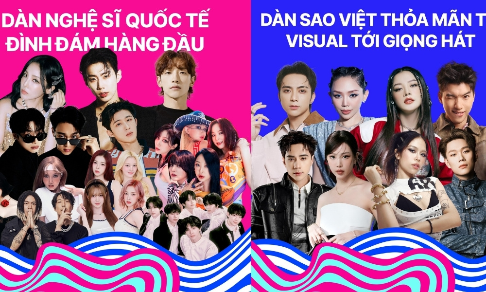 Waterbomb 2025, dàn line-up cực khủng