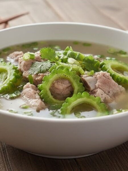 Canh khổ qua sườn heo chuẩn ngon