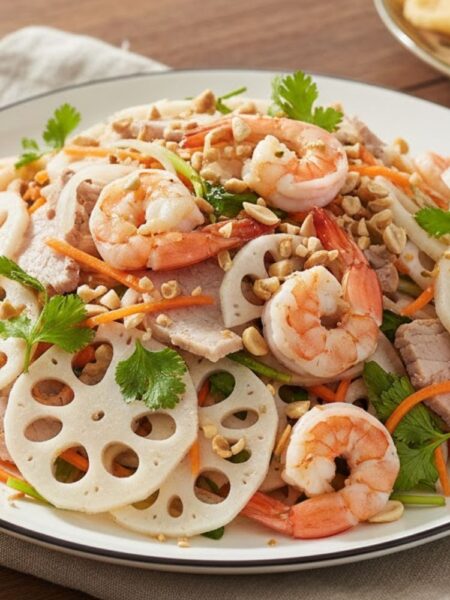 Gỏi củ sen chua ngọt, hấp dãn