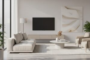 sắp xếp không gian sống tối giản