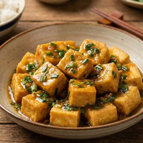 Cách làm món đậu hũ mắm hẹ ngon