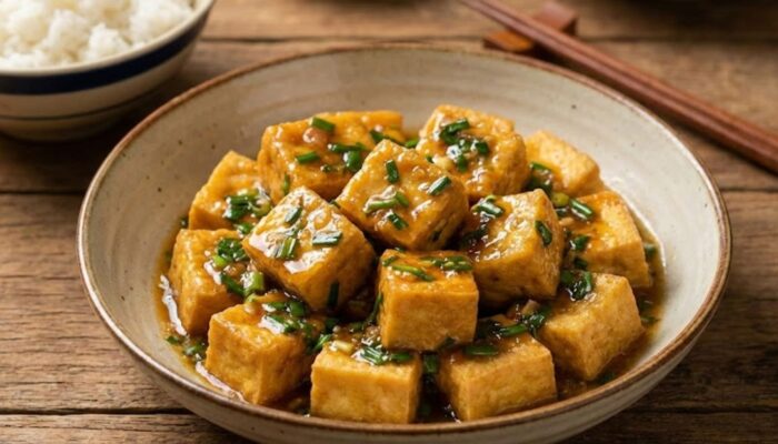 Cách làm món đậu hũ mắm hẹ ngon