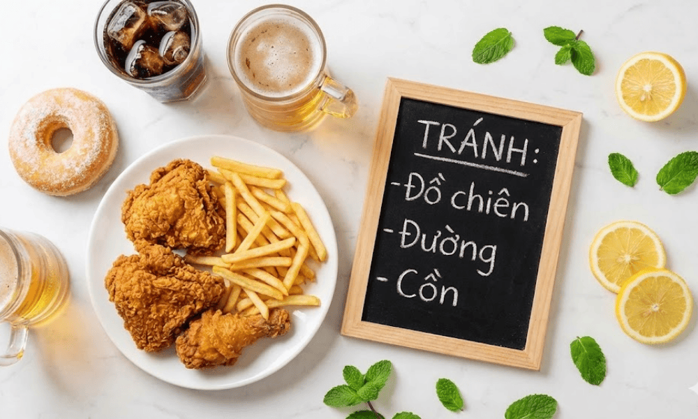 Thực phẩm cần tránh