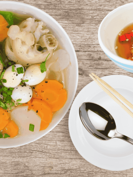 Món bánh canh giò heo