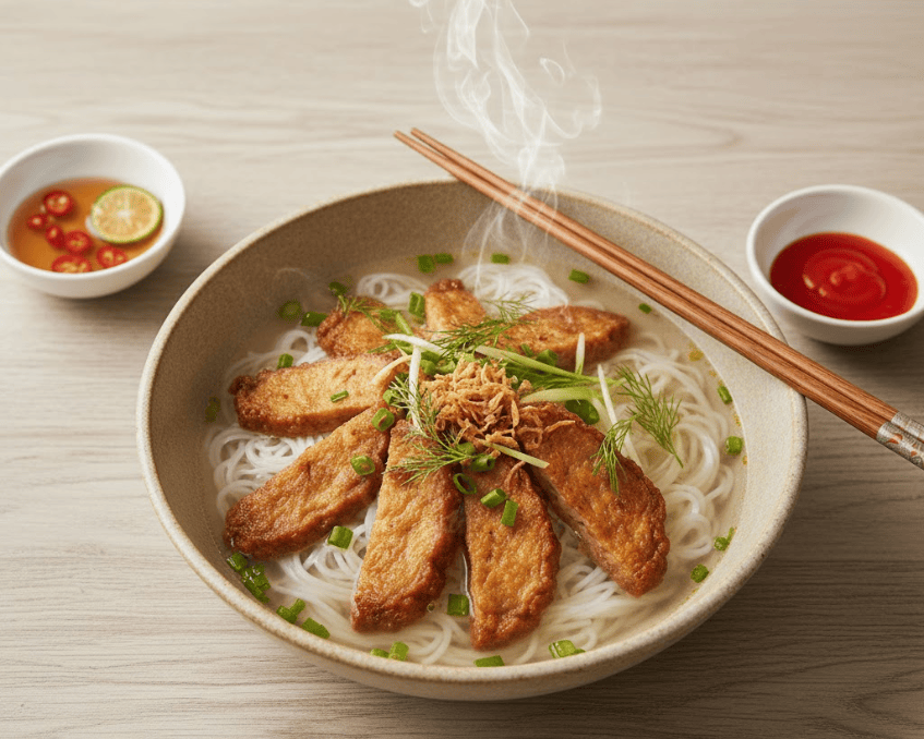 Bún chả cá thát lát