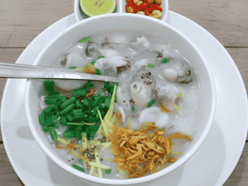 Cách làm cháo hàu sữa mực tươi thơm béo, ngọt thanh