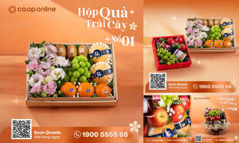 Đa dạng các mẫu giỏ trái cây