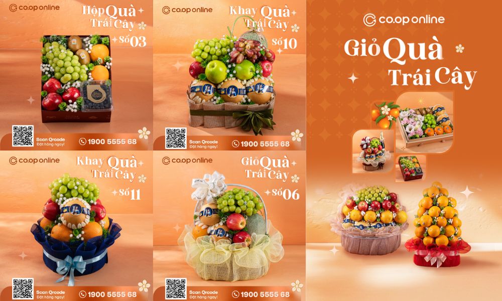 dễ dàng tìm được mẫu giỏ quà phù hợp với từng đối tượng và từng dịp.