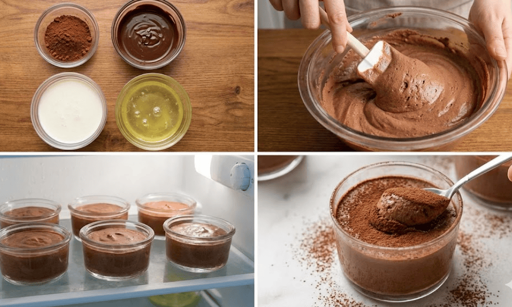 Bánh mousse socola làm tại nhà