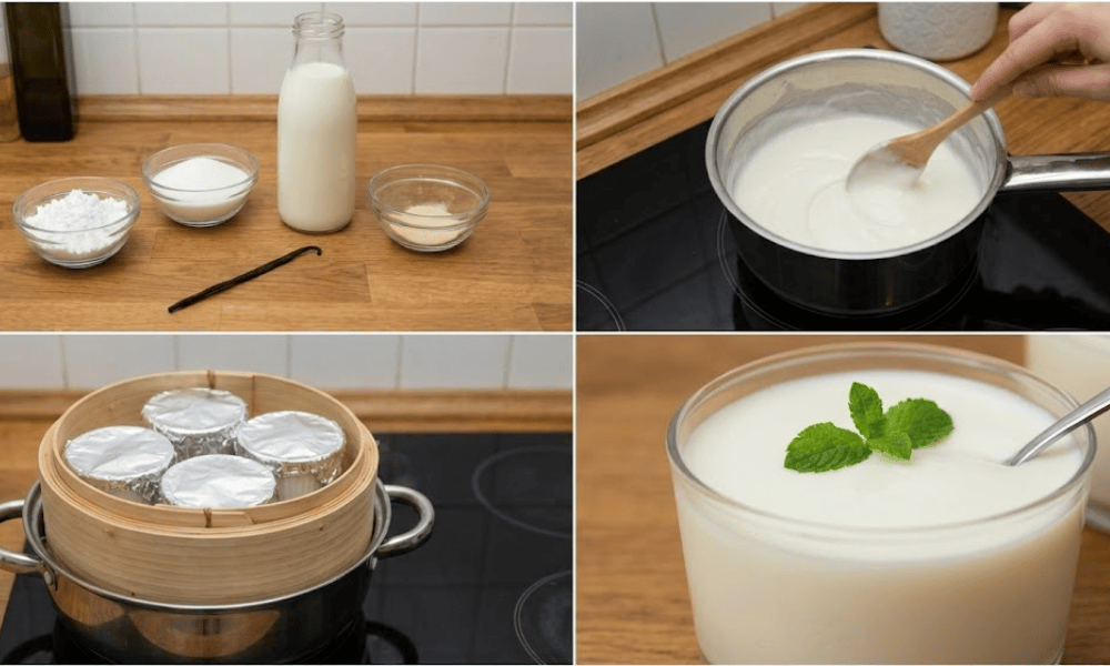 Bánh pudding làm tại nhà