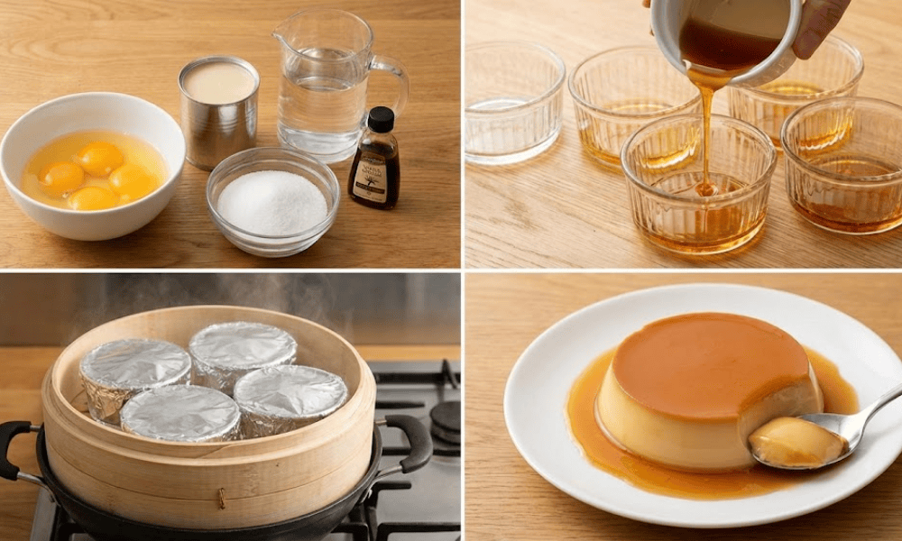 Cách làm bánh flan tại nhà