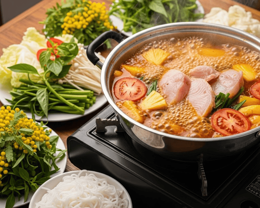 Lẩu cá diêu hồng