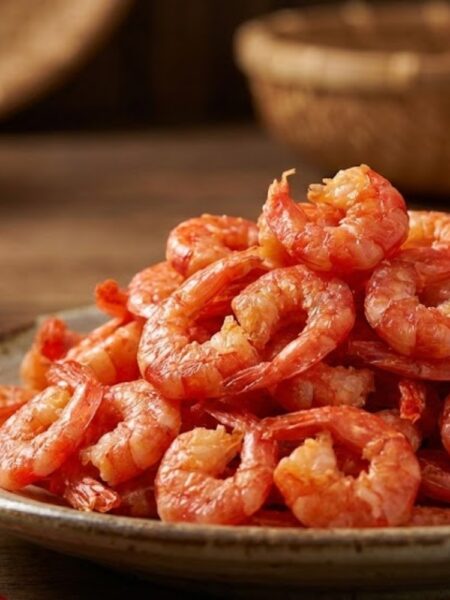 Cách làm tôm khô ngon, màu đỏ au tự nhiên