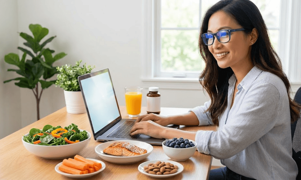 Chế độ ăn đóng vai trò quan trọng với sức khỏe đôi mắt