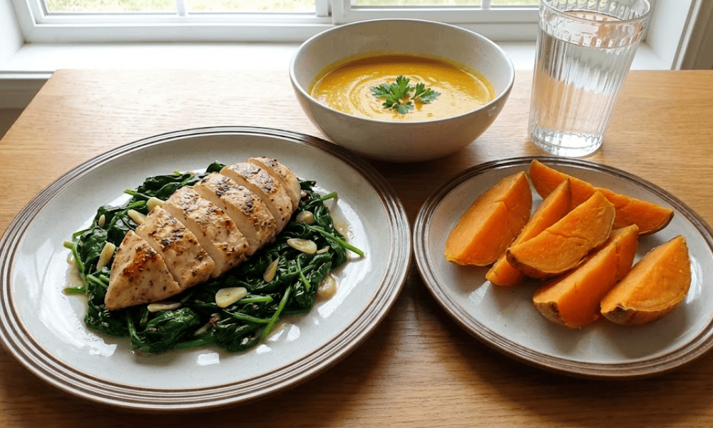 Bữa trưa giúp hỗ trợ bổ mắt