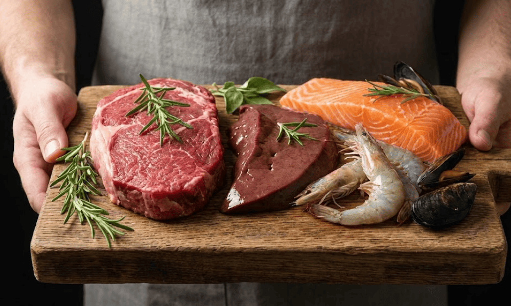 Nhóm thịt, cá, hải sản