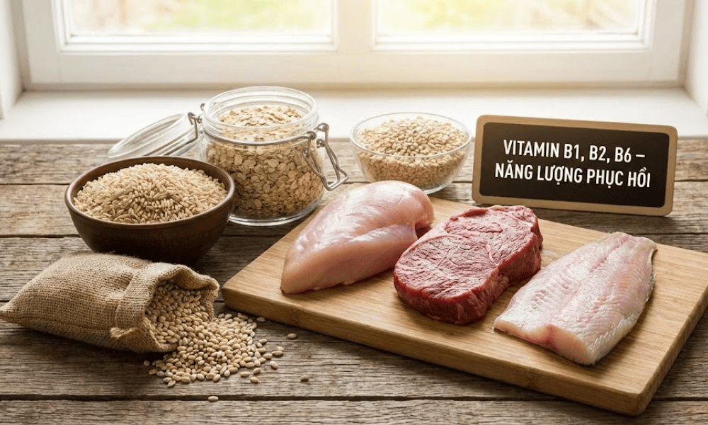 Nhóm thực đơn giàu vitamin B