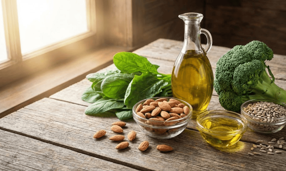 Nhóm thực đơn giàu vitamin E