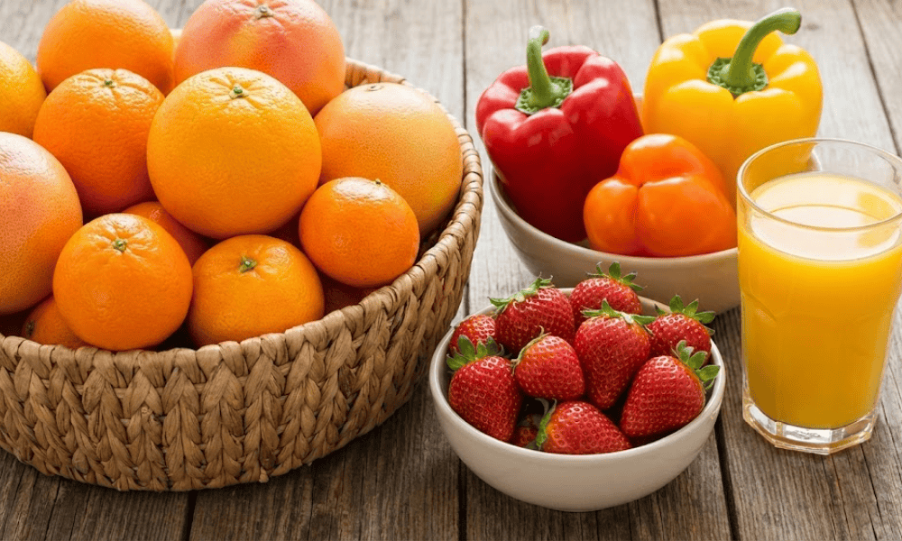 Nhóm thực đơn giàu vitamin C