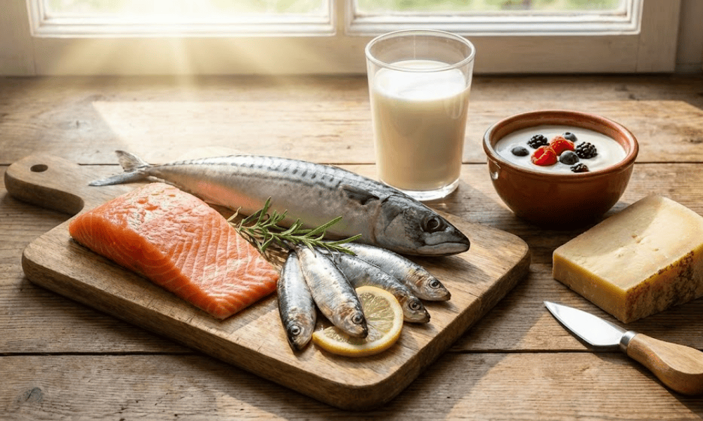 Nhóm thực đơn giàu vitamin D