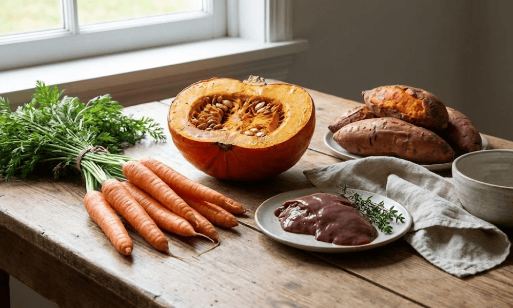 Nhóm thực đơn giàu vitamin A