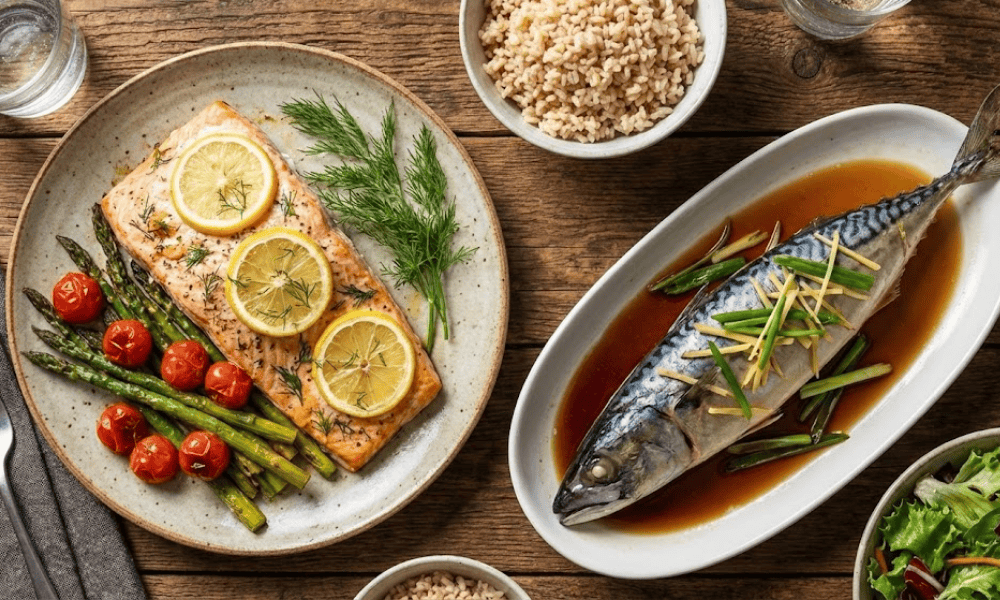 Cá hồi và các loại cá béo