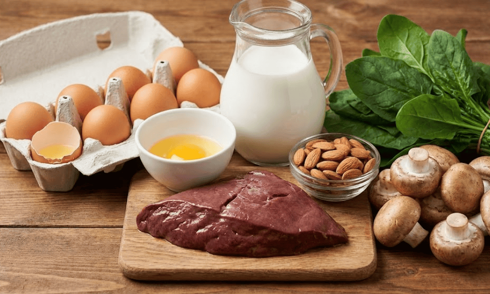 Nguồn thực phẩm giàu vitamin B2