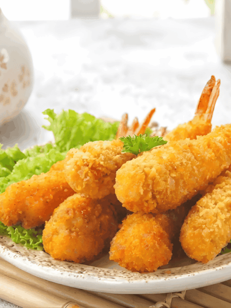 Tôm tẩm bột chiên xù: Công thức giòn rụm vàng đều tại nhà