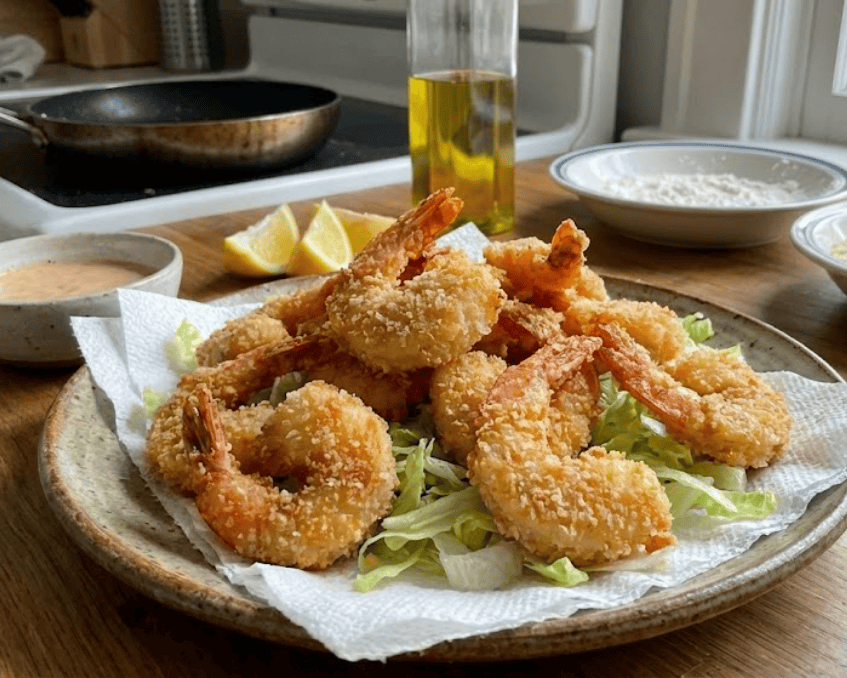 Món tôm tẩm bột chiên xù