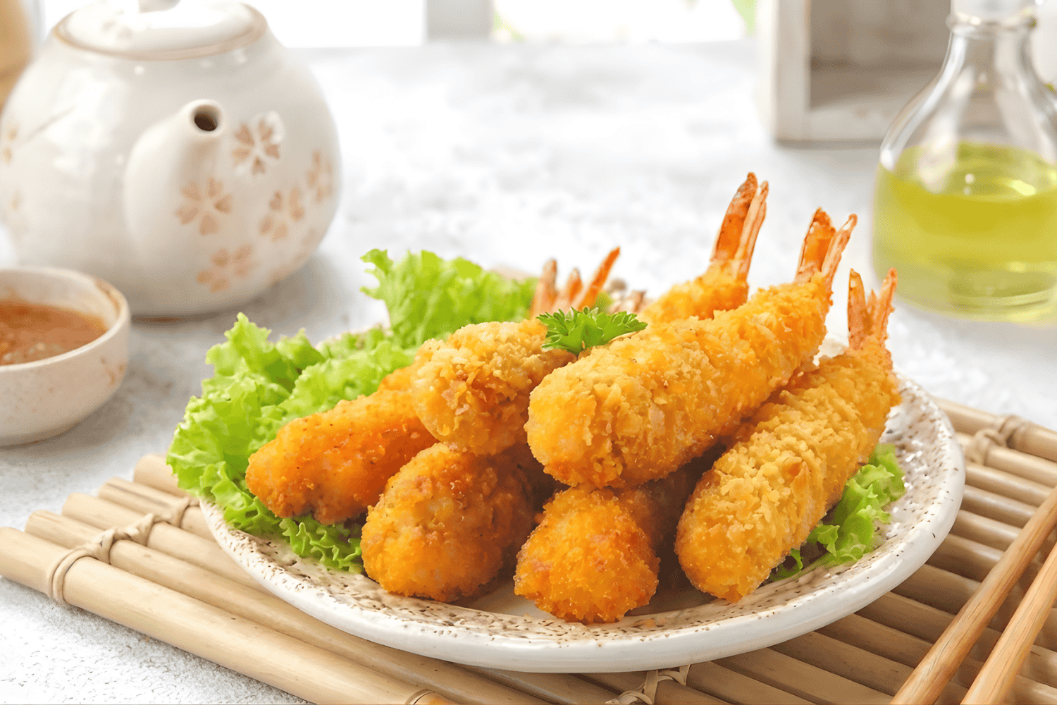 Tôm tẩm bột chiên xù: Công thức giòn rụm vàng đều tại nhà