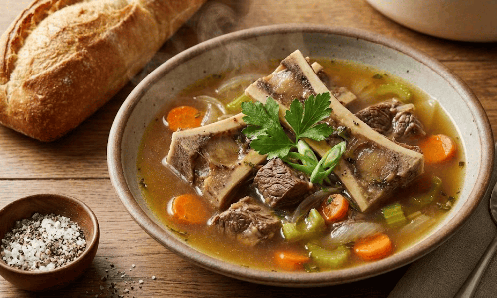 Nước hầm xương bò