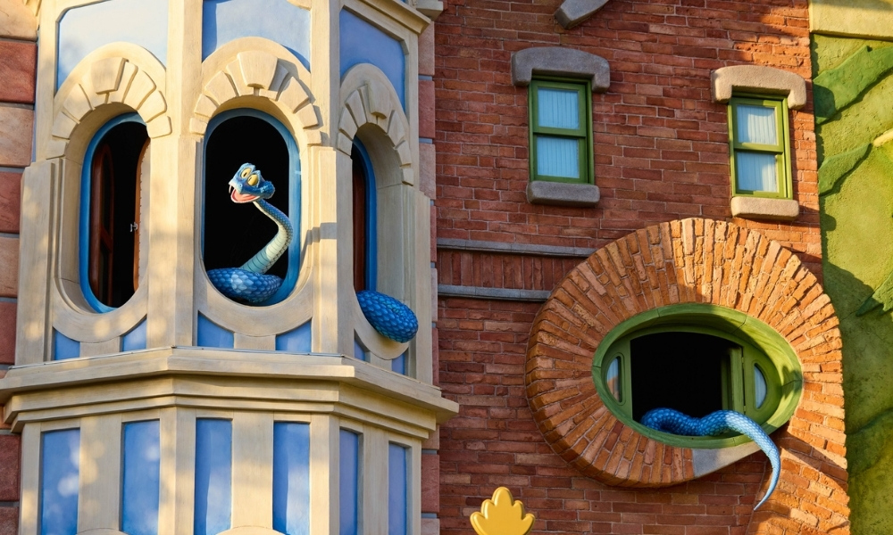 Gary De'Snake xuất hiện tại Zootopia ở Disneyland Thượng Hải