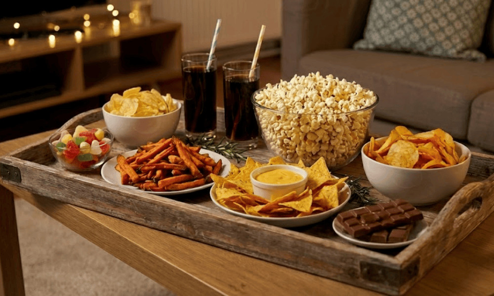 Combo đồ ăn vặt xem phim