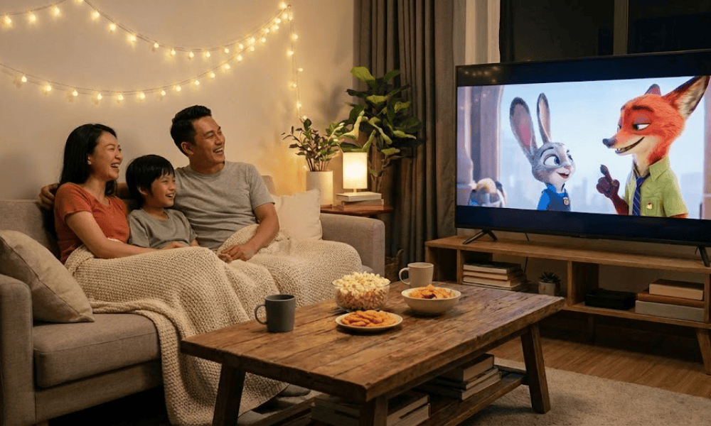 Xem phim tại gia cùng người thân