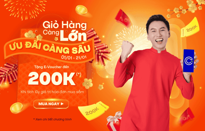 Giỏ hàng càng lớn - giảm càng sâu