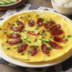 Lạp xưởng chiên trứng