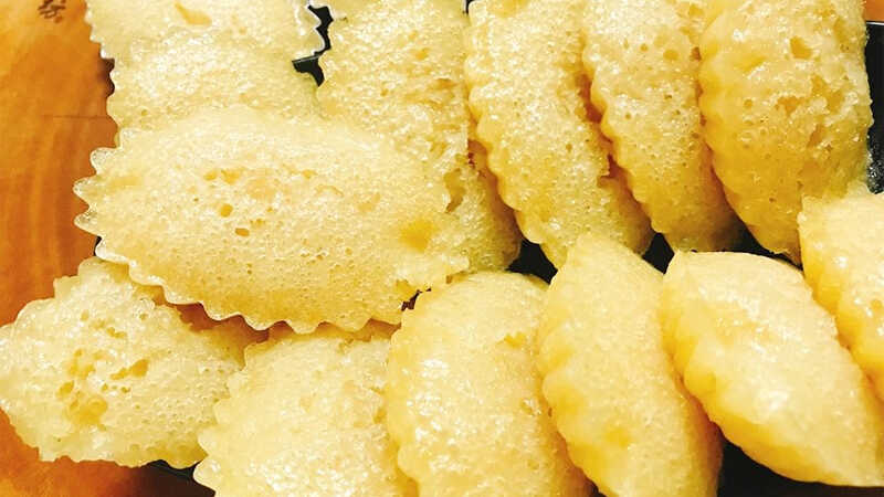 Bánh bò thốt nốt xốp mềm mang ý nghĩa cầu chúc sự thăng tiến