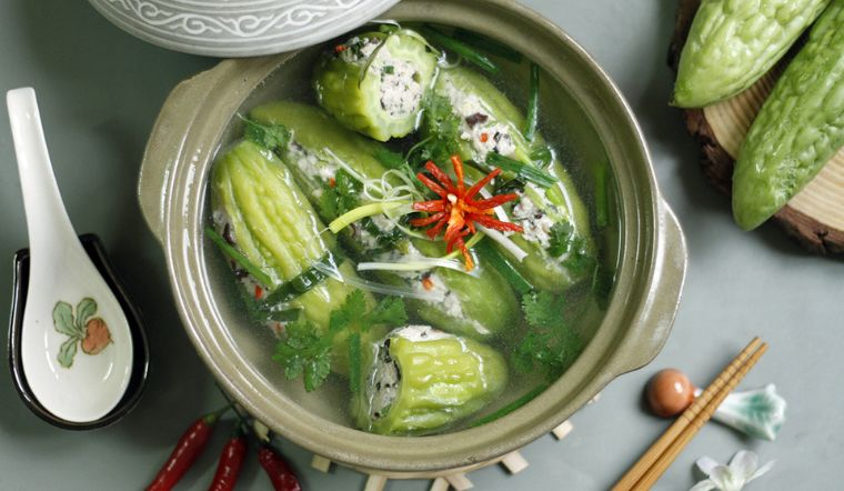 Canh khổ qua giúp xua tan mọi khó khăn nhọc nhằn của năm cũ