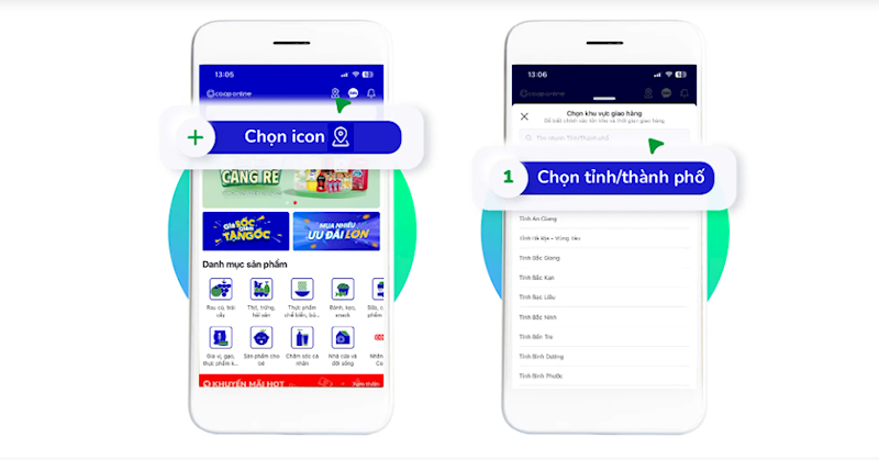 Chọn tỉnh/thành phố bạn sinh sống