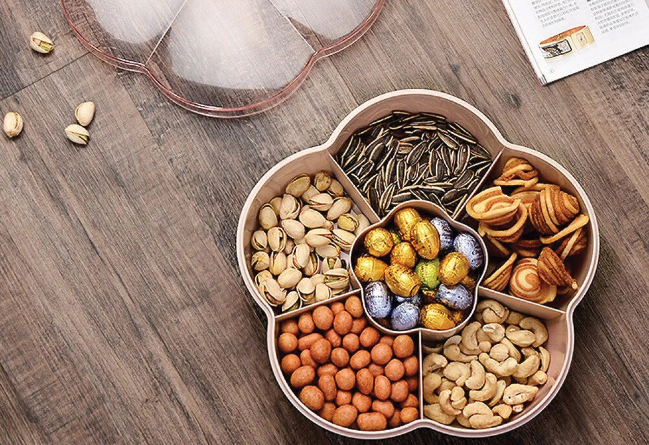 Hạt dinh dưỡng cao cấp mang lại vẻ đẹp sang trọng cho khay mứt