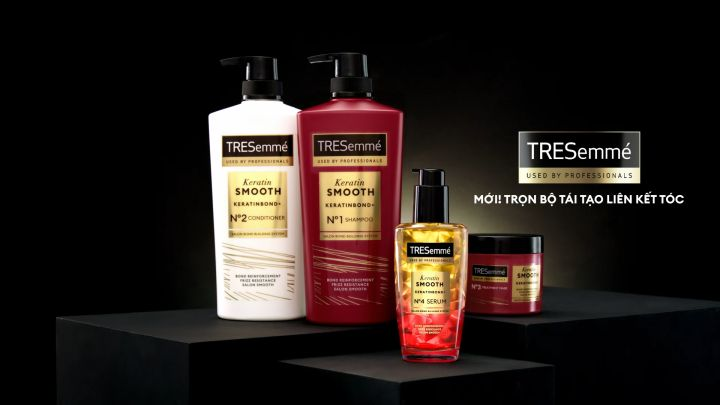 TRESemmé giúp tóc suôn mượt và vào nếp chuẩn salon