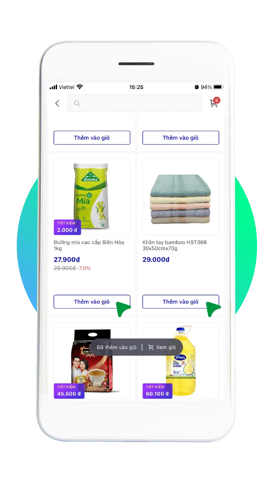 Thêm sản phẩm vào giỏ hàng