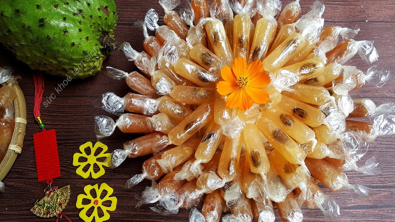 Mứt mãng cầu ngụ ý cầu mong mọi điều tốt lành đến với gia đình