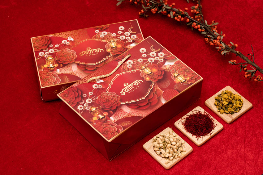 Nhụy hoa nghệ tây là món quà Tết sang trọng và cao cấp